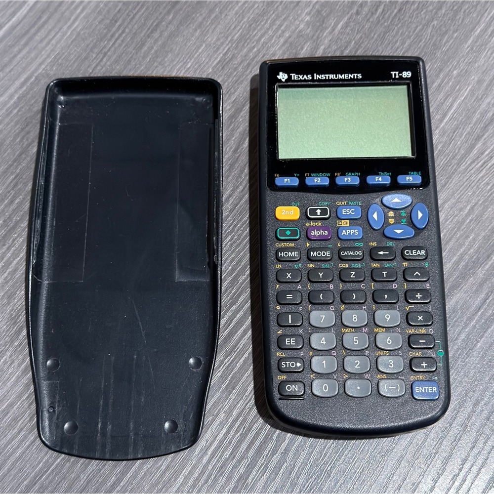 Texas Instruments TI-89 Graphing Calculator CAS Advanced Mathematics Black